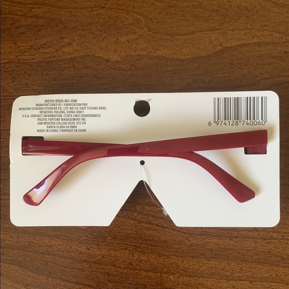 NWOT KamKam Raspberry Rhinestone Sunglasses - Picture 7 of 7
